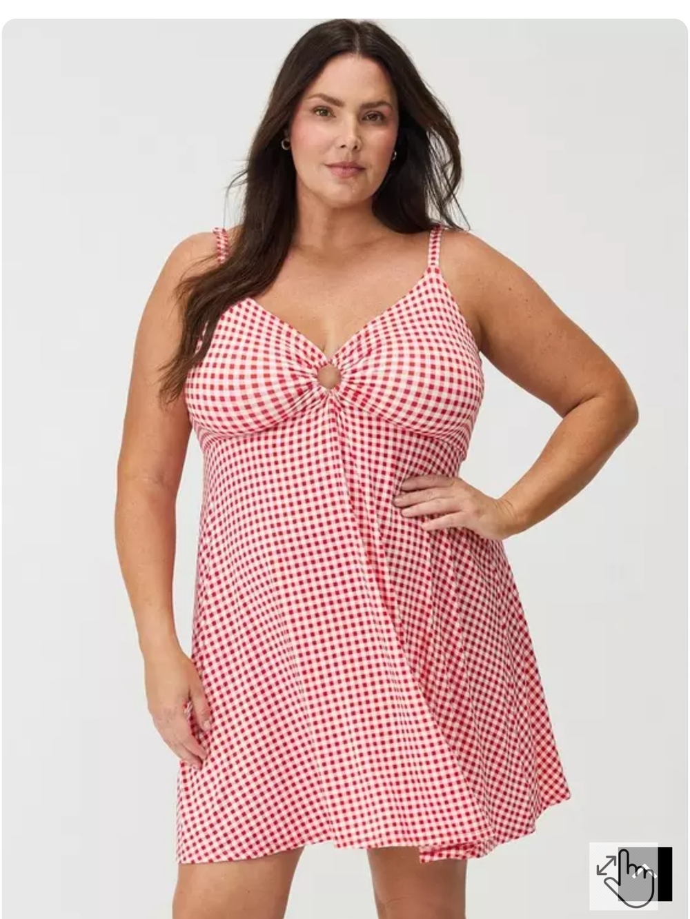 NEW Torrid Red Gingham Dress